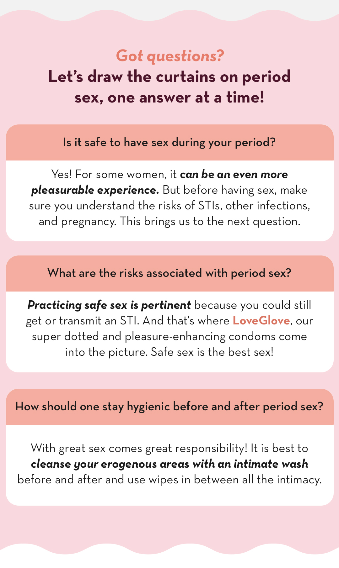 Questions About Period Sex, Answered. 🙌 - Plush For Her